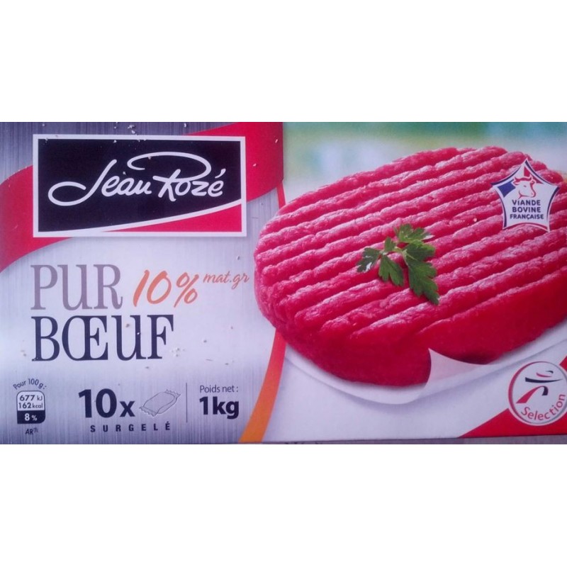 steak haché j roze congelé