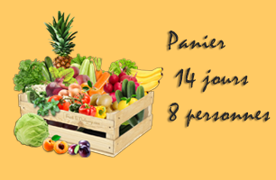 Panier 14 jours 8 personnes