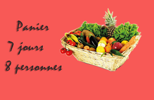 Panier 7 jours 8 personnes